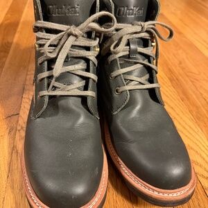 OluKai men’s KilaKila leather boot; excellent quality, great traction